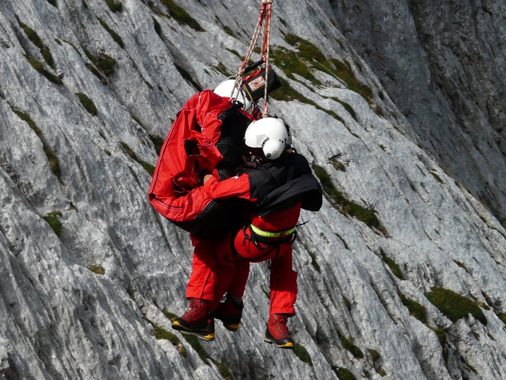 Rescue helicopter finds missing man in good condition